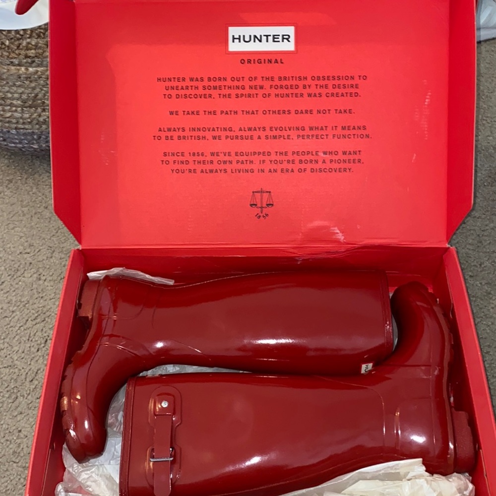 Hunter rain boots